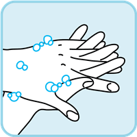 Washing hands
